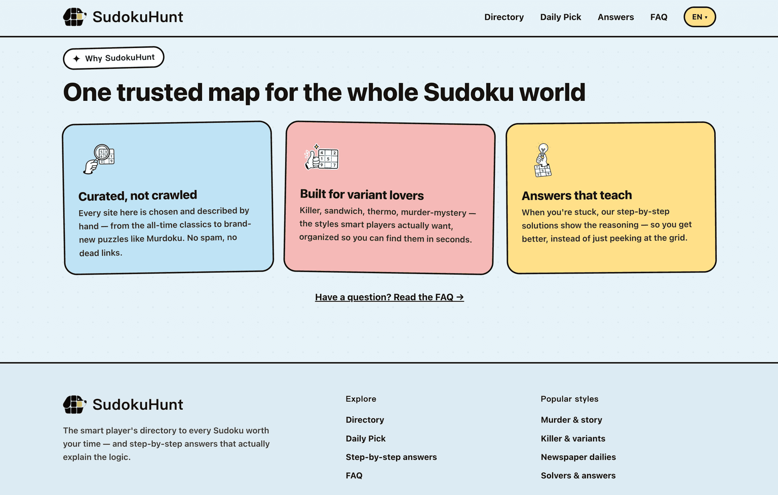 SudokuHunt 数独导航 产品截图